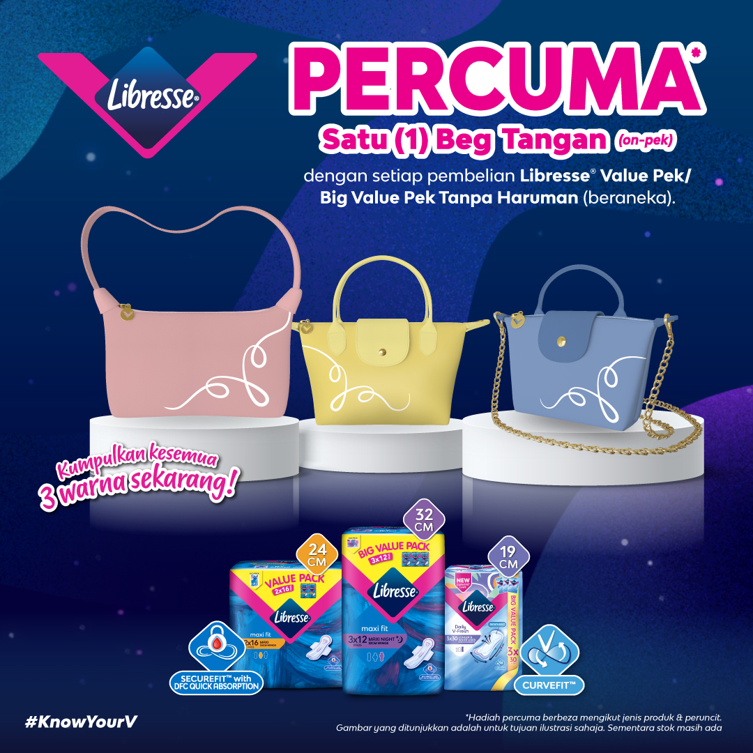 Libresse Malaysia on Twitter "FREE Libresse® Handbag when purchasing