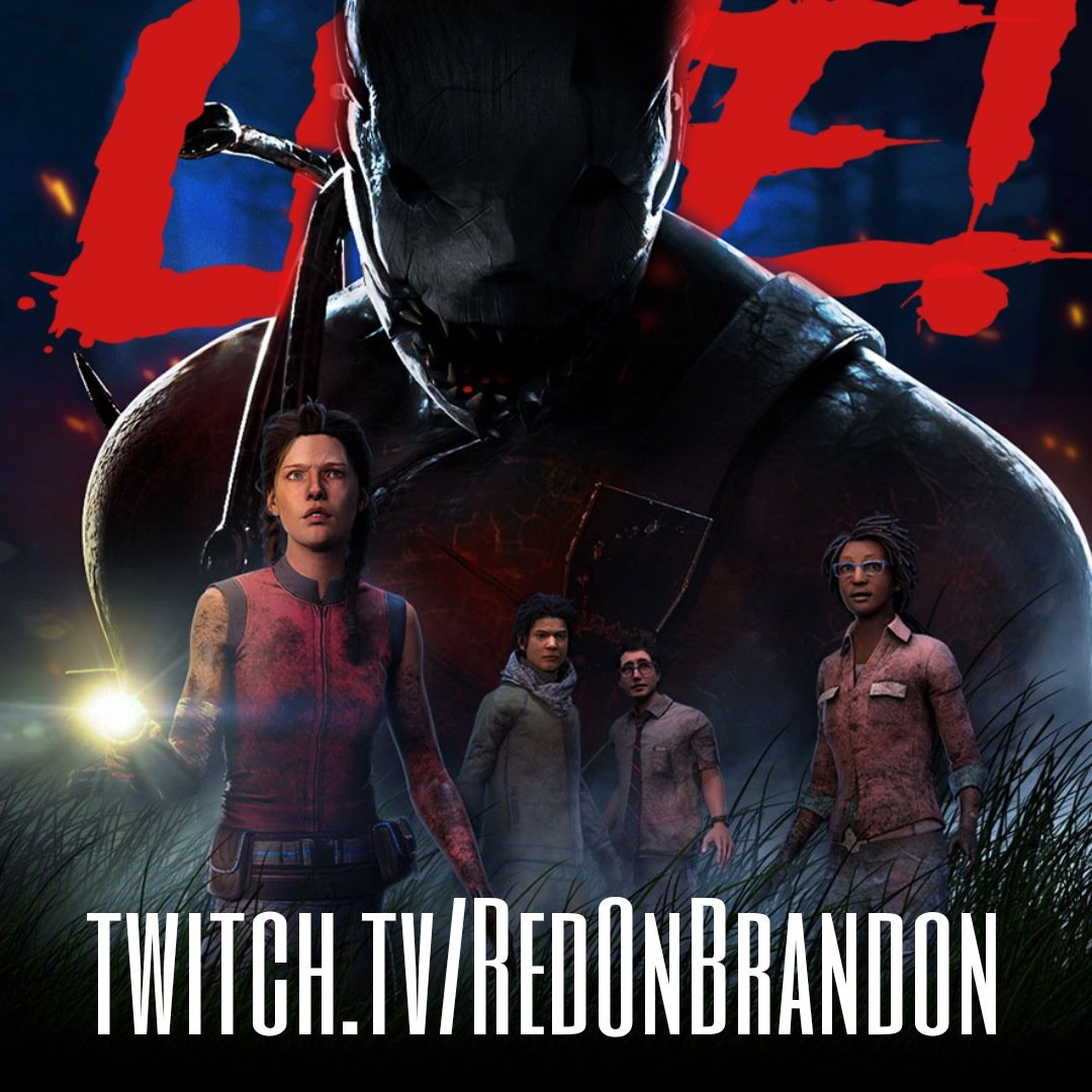 🕹 LIVE ON TWITCH 🕹
Ripping it up in the fog with some #DeadbyDaylight... let's get those Ghostface cosmetics, shall we?!
😱🔪