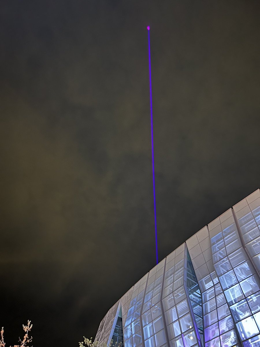 mmcnair's tweet photo. I had to go see it up close. It’s beautiful. #LightTheBeam #BeamTeam https://t.co/5KhPTDOWXL
