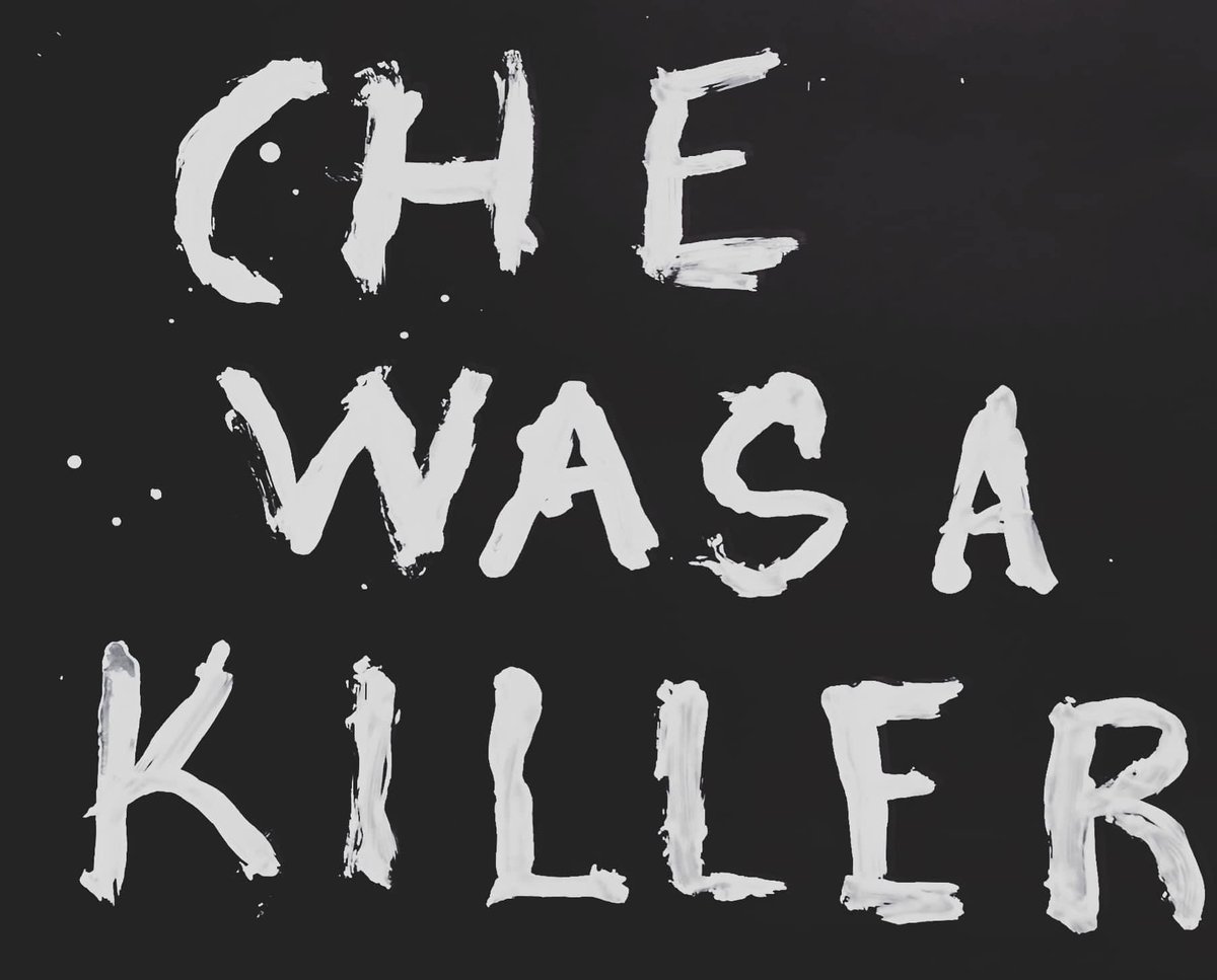 LLeontravelart's tweet photo. El che era un asesino … ayduame a compartir la creación de una gran artista y amiga @anaolema , obra por la cual intentaron censurar en #ArtBaselMiami @ArtBasel https://t.co/bDawsSq4oc