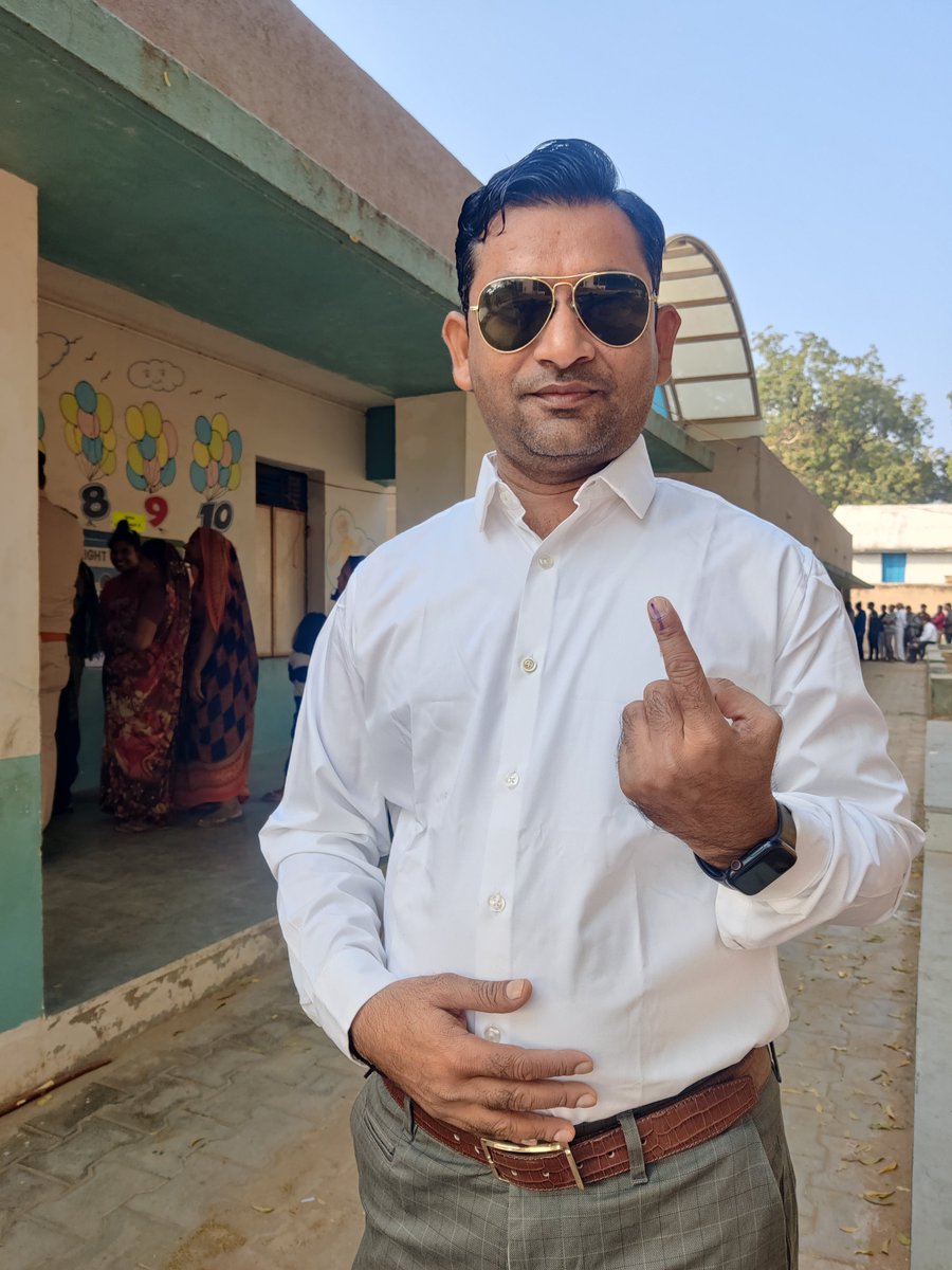 A respectable voting completed...jai hind