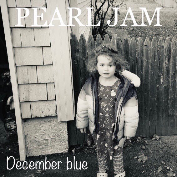 My sister stopped by today to see the kids, and when I sent over a picture I took, my sister’s boyfriend (who’s a tattoo artist and graphic designer) thought my daughter looked like a grunge album cover so he made her into one.