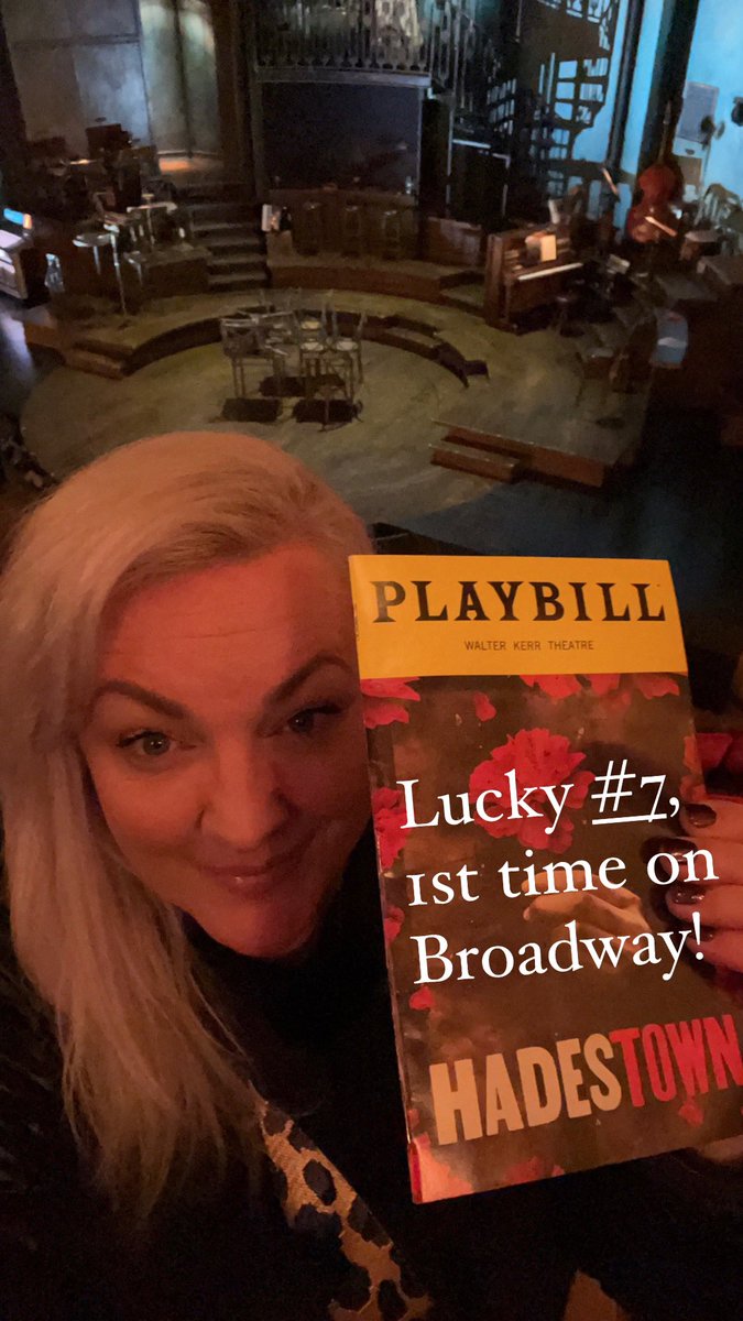 trouxnorth's tweet photo. Went down to @Hadestown for the 7th time. This time on Broadway. So amazing to see Patrick Page, Eva Noblezada and Reeve Carney from the original cast for the first time, but my heart warmed to see Shea Renee from my favorite touring cast again. https://t.co/Fnnpa2NesK