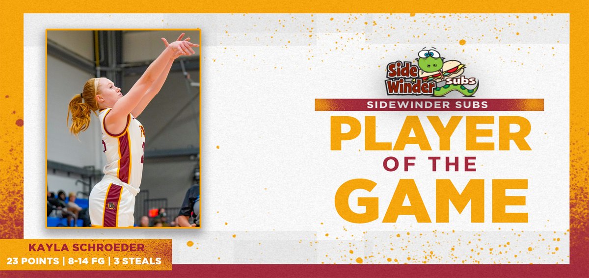 Sidewinder Subs Player of the Game: Kayla Schroeder ow.ly/Q9Z450LUJH5