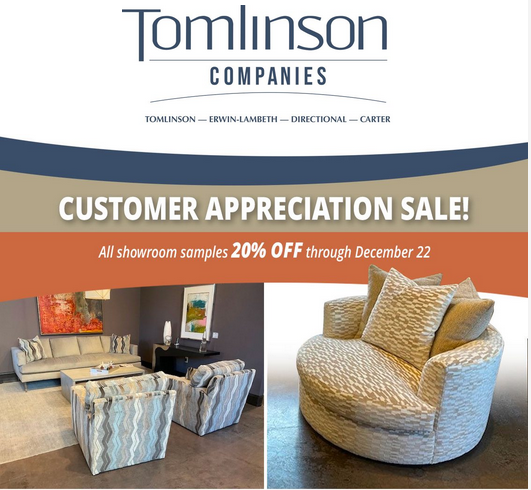We’re so grateful for all of our customers!
Thank you for sticking with us through the difficulties we all experienced during the last two years. Because of your patience and understanding we are offering
20% OFF EVERY PIECE IN THE SHOWROOM!
CLICK TO SHOP ALL MADE UP STOCK