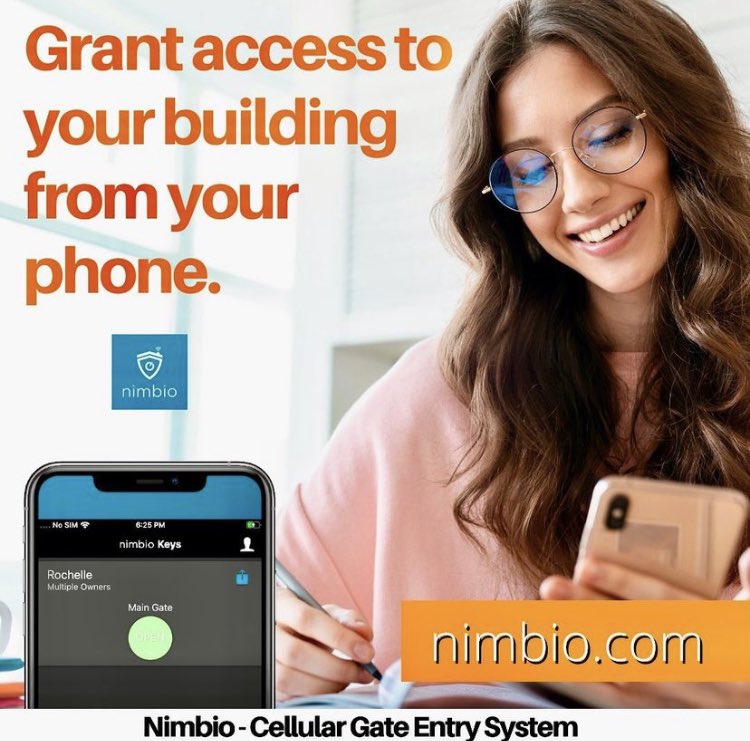 Our technology works with apartments too! Easily grant access to your apartment guests and deliveries. Try Nimbio today!😉bit.ly/39QIata
.

.

.

#proptech #realestate #property #propertymanagement #technology #propertytechnology #architecture #propertytech