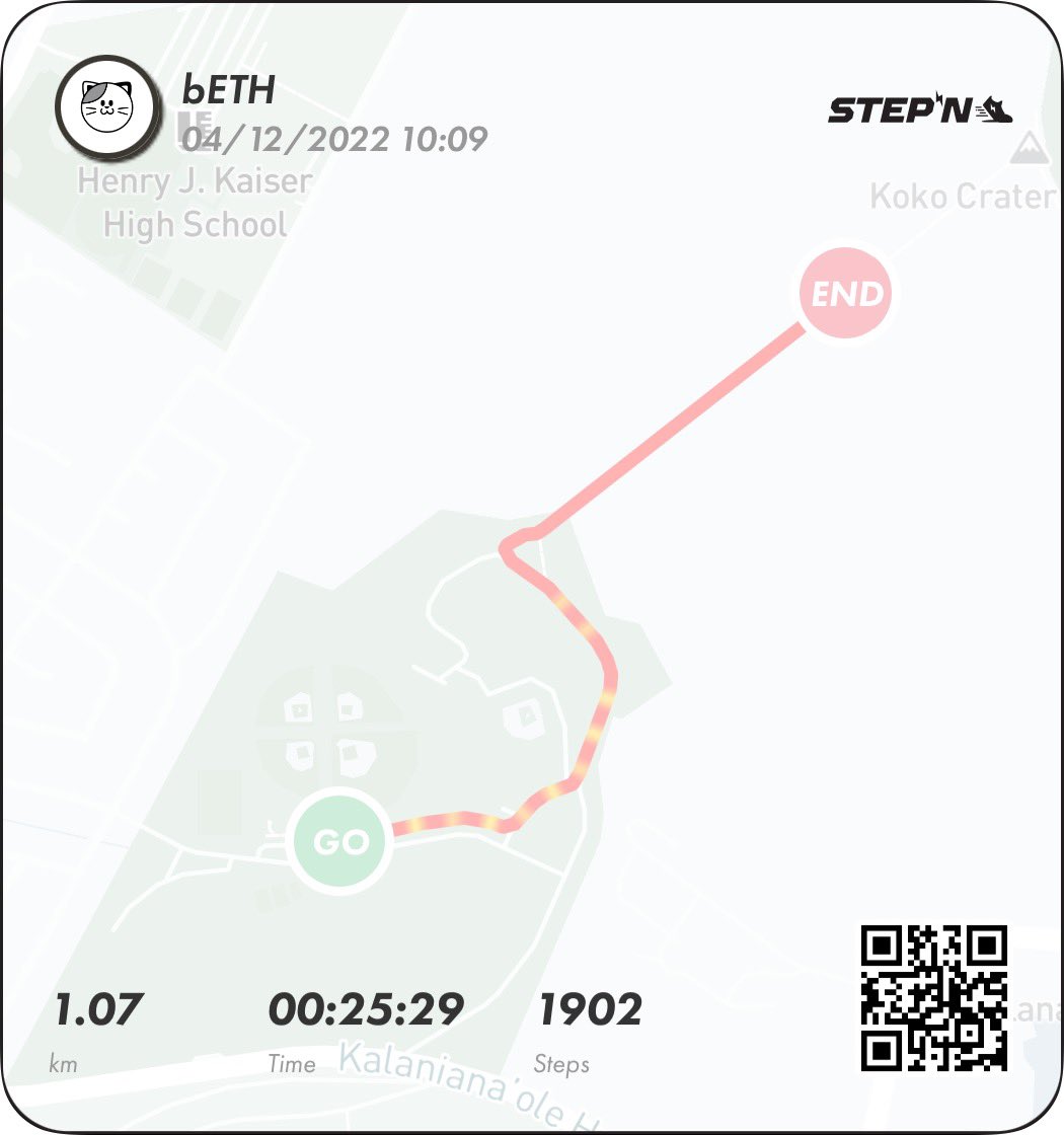 bnBeth_solvax's tweet photo. @Krit_STEPNstats your Strava team ain’t got nothin on us!!! 💪🏽💪🏽
Used my Walker goin up and my Jogger goin down. Now using ice for my knees 😂
@ClubSTEPNFrance @fromstepntomoon 🥖
#STEPN #STEPNchallenge #KokoHead #1000stairs https://t.co/t5KV4znIkE