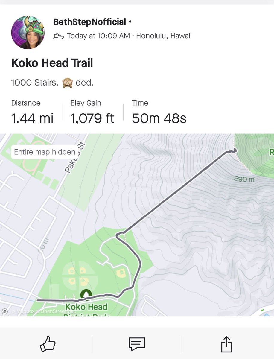 bnBeth_solvax's tweet photo. @Krit_STEPNstats your Strava team ain’t got nothin on us!!! 💪🏽💪🏽
Used my Walker goin up and my Jogger goin down. Now using ice for my knees 😂
@ClubSTEPNFrance @fromstepntomoon 🥖
#STEPN #STEPNchallenge #KokoHead #1000stairs https://t.co/t5KV4znIkE