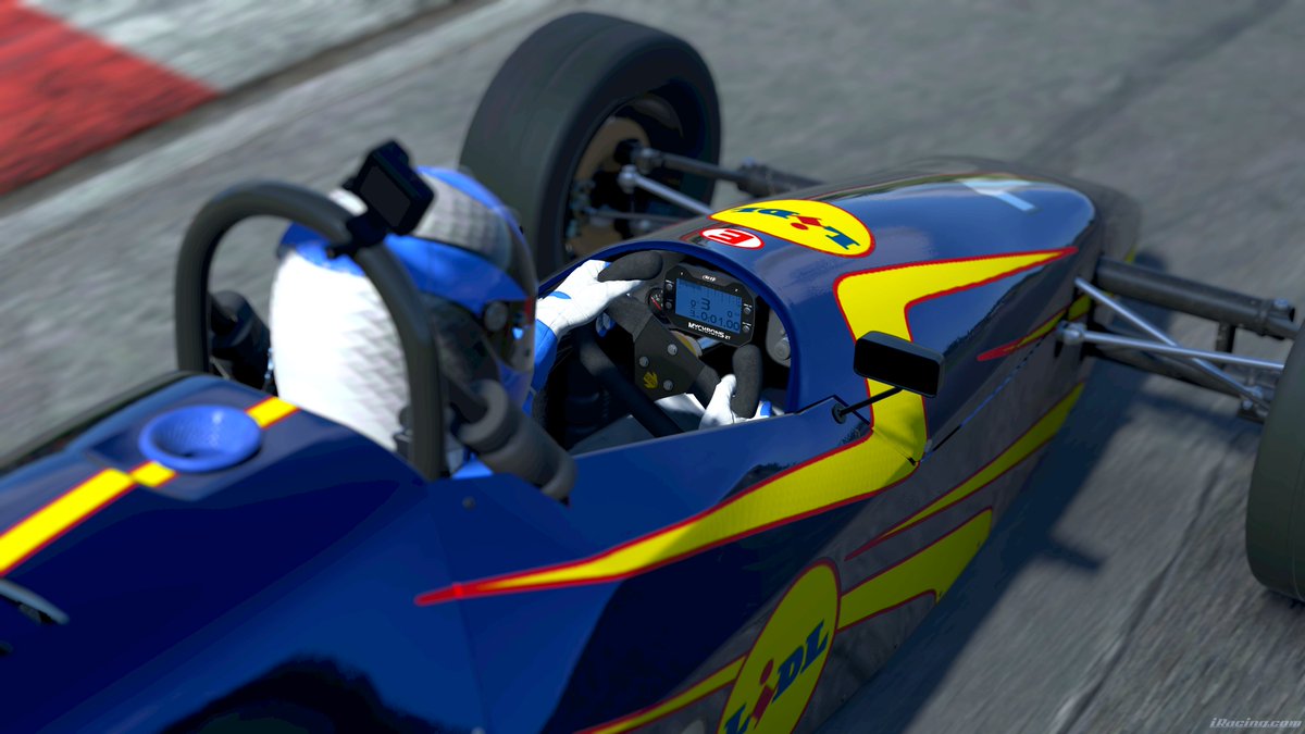 Starting your sim-racing career can be intimidating, however, it didn't seem to affect this Formula Vee on his way to victory lane! 

<a href="/iRacing/">iRacing</a> #racing <a href="/SummitPointMP/">Summit Point</a> #gaming #Volkswagen #VW #iracing #pictures #Lidl