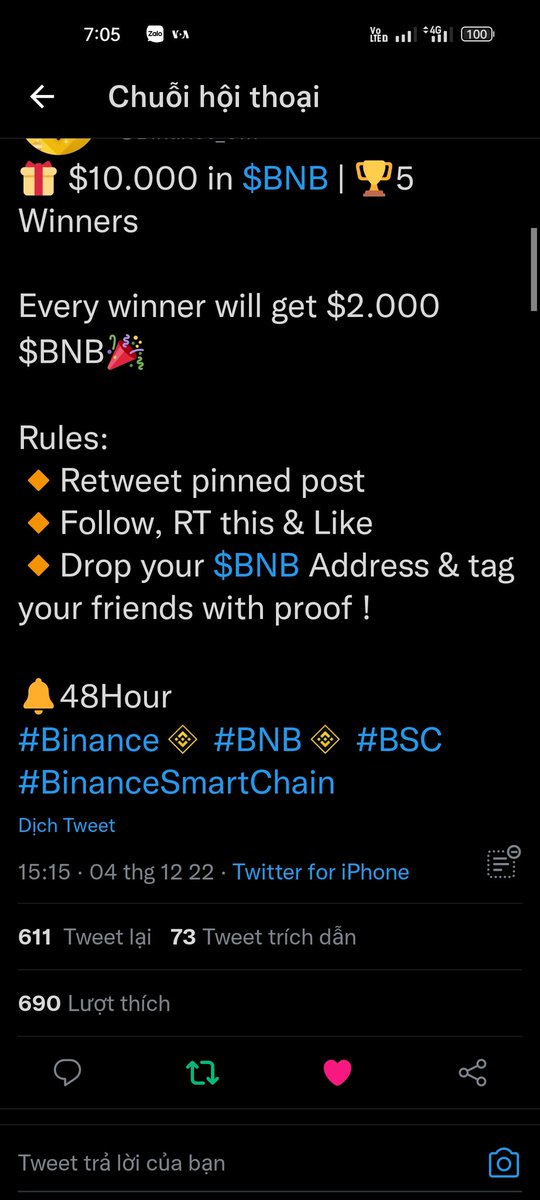 FruitLee4's tweet photo. @Binance_CM @NickyPham_HC @TedomiVNs 0x20be8b871347cf57dc9b4c0c115005473e08c228 
@TedomiVNs @HiepPaloa https://t.co/cIgFeuBkCd
