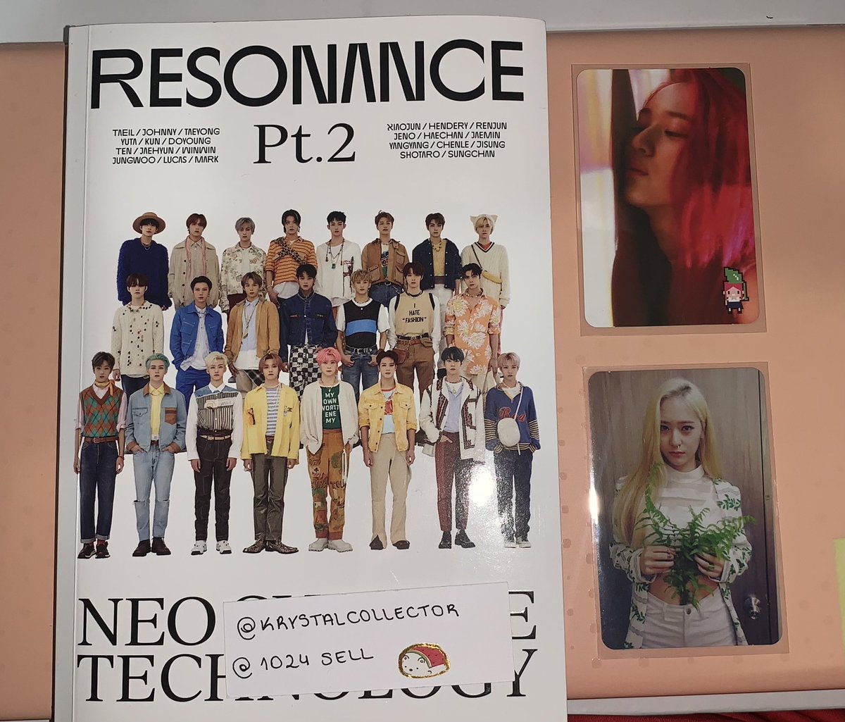 1024sell's tweet photo. [VENDA/VENDO] 

• Resonance Pt.2 Departure
• Photocard Krystal Pink Tape e Red Light
• R$155 com frete 
• Não vendo separado
• feedbacks no ig @/krystalcollector https://t.co/XFoOWBUqVP