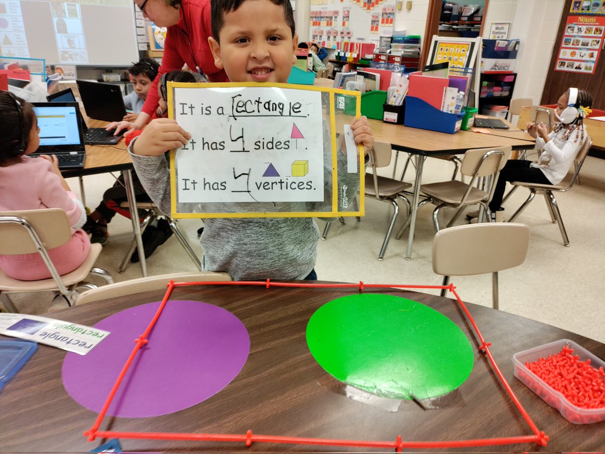 Practicing making and describing our shapes!