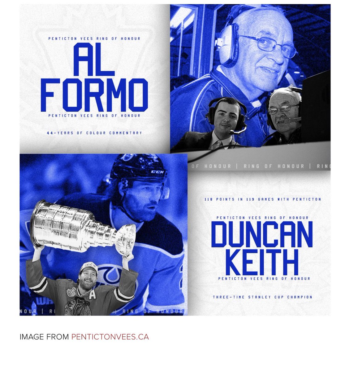 Thanks Chicago. It was great to see everyone! 

On Nov 23rd I had the privilege of being inducted into the <a href="/PentictonVees/">Penticton Vees</a> Ring of Honour along side Al Formo. 

More about this here:

duncankeith.com/news/2022/11/2…