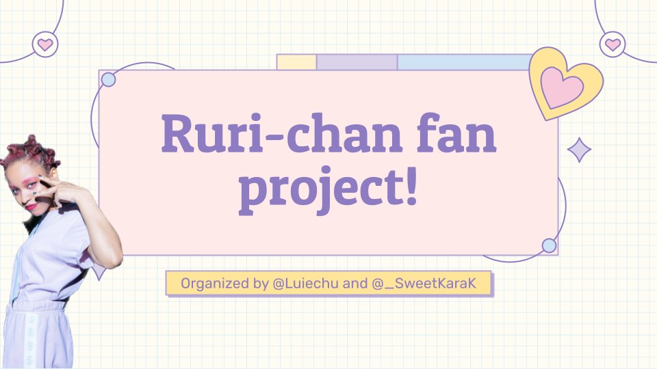 Luiechu's tweet photo. ✨RT appreciated✨

Hello everyone! As we all know, Ruri-chan has been in a period of rest for a few months now. However, a few friends and I wanted to organize something to wish Ruri well and have her feel the support of fellow fans! 💗🌈🌟 https://t.co/fBVc4KOkcI