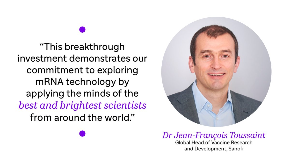 SanofiANZ's tweet photo. The #TranslationalScienceHub will support a growing scientific network across Queensland. Researchers here in Australia will work with their scientific peers located at the Sanofi mRNA Centre of Excellence in France and the US. https://t.co/2pAnSNZ5z7