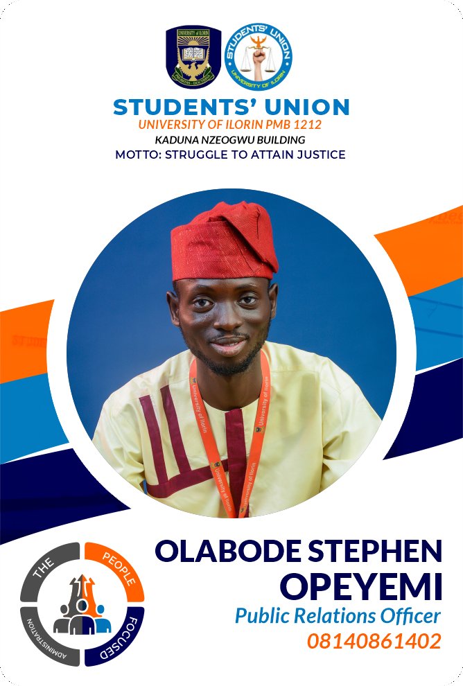 i_am_osmart's tweet photo. Again, the bar have been raised!
I remain grateful to every Unilorites for the opportunity and trust reposed on me to serve in this capacity - as the 34th elected Public Relations Officer alongside other executives.
After the Union, we shall rest! ✊
#TransitionHour https://t.co/w11rbN9bY7