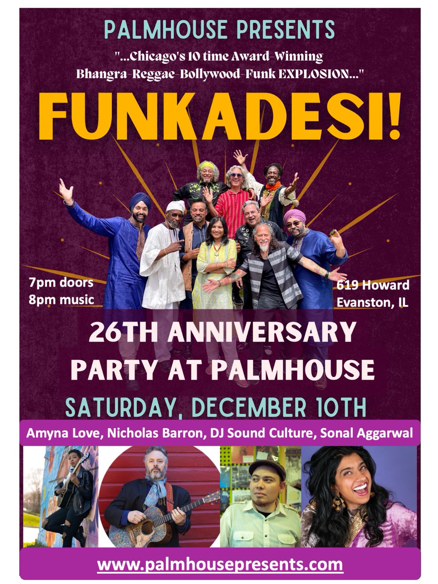 THIS SATURDAY: VIP Sold out; GA still available - *|palmhousepresents.com/tickets/p/funk…|*