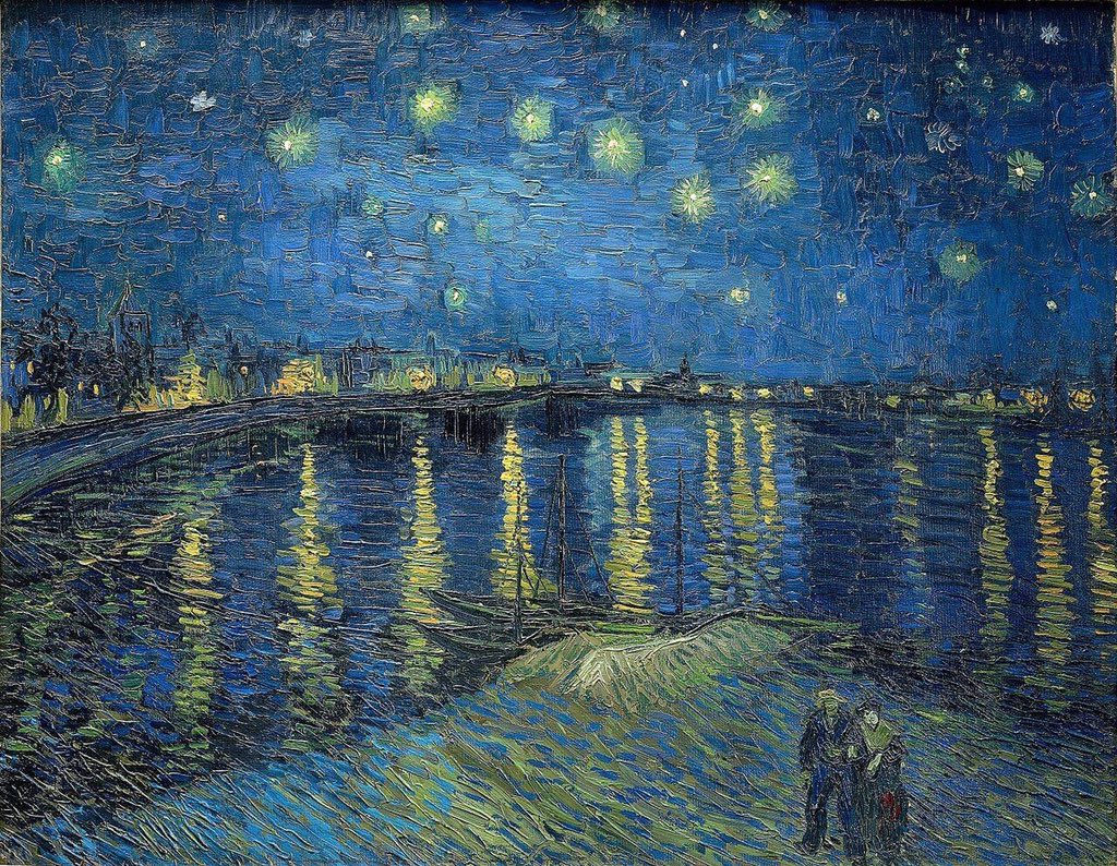 Vincent Van Gogh, 'Starry Night Over the Rhone,' 1888, Musée d’Orsay, Paris, France.