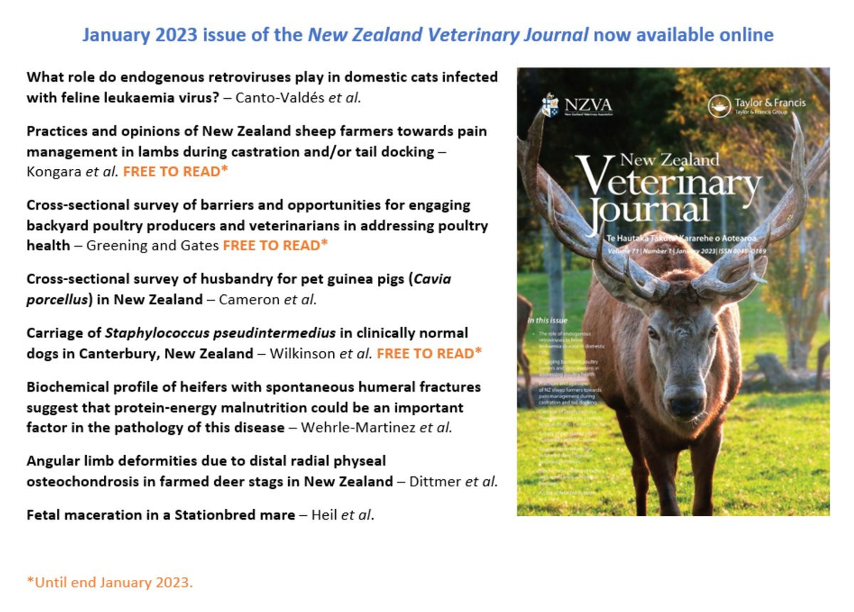 NZVJ Editor tweet media