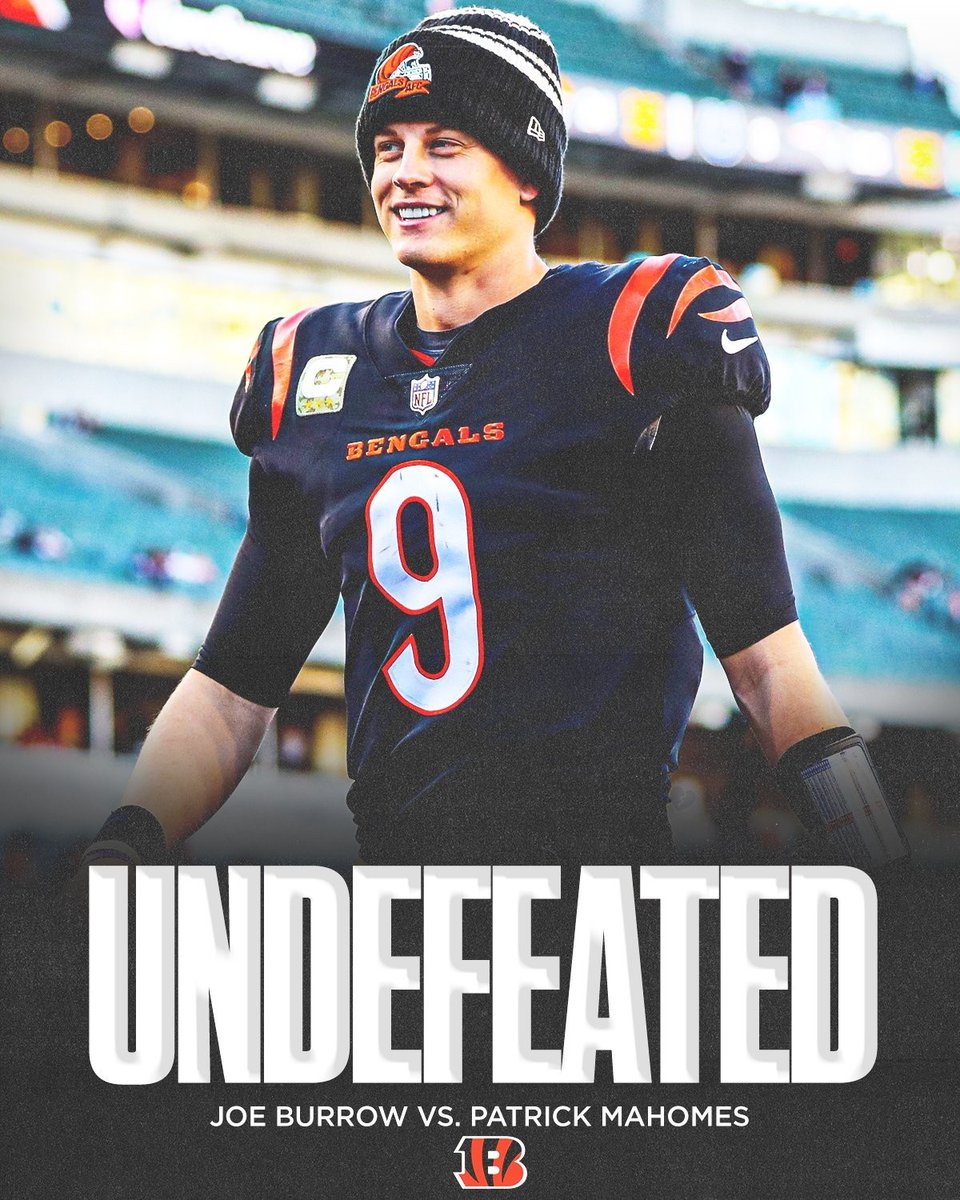 CincyProblems's tweet photo. Joe Burrow has STILL never lost to Patrick Mahomes. https://t.co/oBt2gdFZon