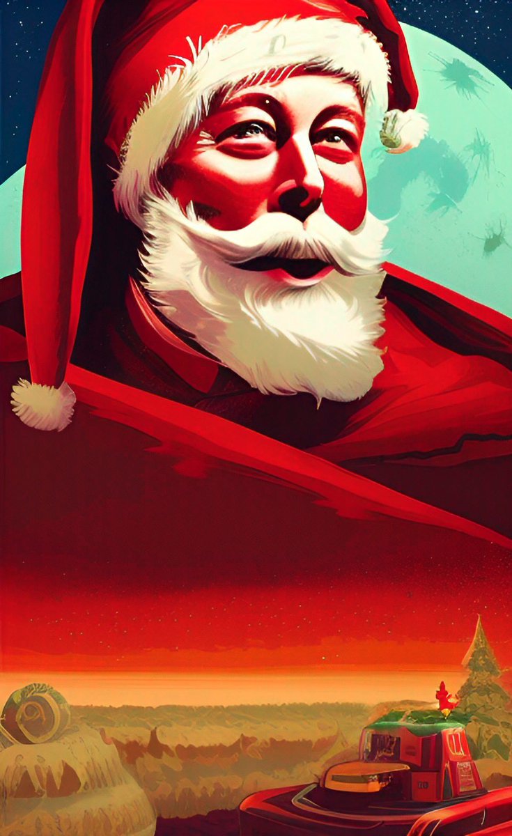 webnition's tweet photo. @elonmusk as #SantaClaus #hohoho #santamusk https://t.co/ZvKSVKBQ9R