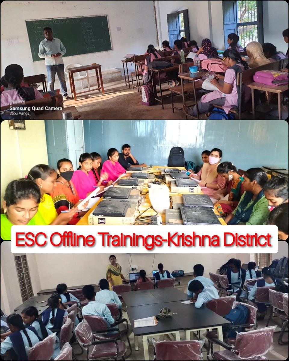 AP_Skill's tweet photo. @AP_Skill has Conducted Offline Trainings on #MSOffice - #BasicIT #DigitalMarketing and #ecommerce at Employability Skill Centers at @KrishnaDistrict https://t.co/zvUoRWFpXe