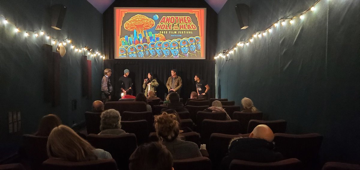 AHITHFF's tweet image. Strangers with Eye Candy Q&amp;amp;A with filmmakers at the Another Hole in the Head film festival.  More info about fest at ahith.com 
#ahith #filmmakers #filmfestival #SanFrancisco