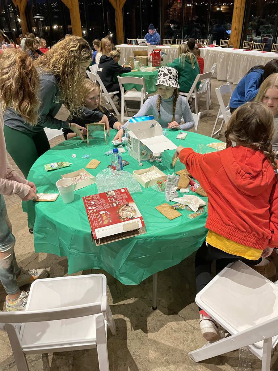 Was so nice to have our Annual Lady cougar gingerbread house event back! Such a awesome evening of bonding in our program <a href="/bhawkladyhoops/">Lady Cougars</a>