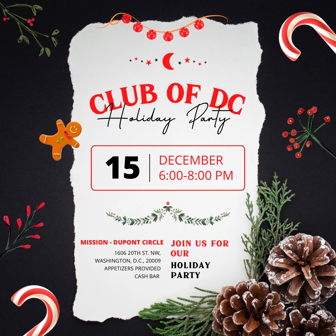 Tulane Alums of DC (@tulanedcalumni) on Twitter photo The Tulane Club of DC is excited to host an Alumni Holiday Party at <a href="/missiondupont/">Mission Dupont</a> on 12/15 from 6-8 PM! Appetizers will be provided and a cash bar is available so bring those jingle bells and we will see you in 2 weeks!
Be sure to register here: bit.ly/3VvrLBa The Tulane Club of DC is excited to host an Alumni Holiday Party at <a href="/missiondupont/">Mission Dupont</a> on 12/15 from 6-8 PM! Appetizers will be provided and a cash bar is available so bring those jingle bells and we will see you in 2 weeks!
Be sure to register here: bit.ly/3VvrLBa
