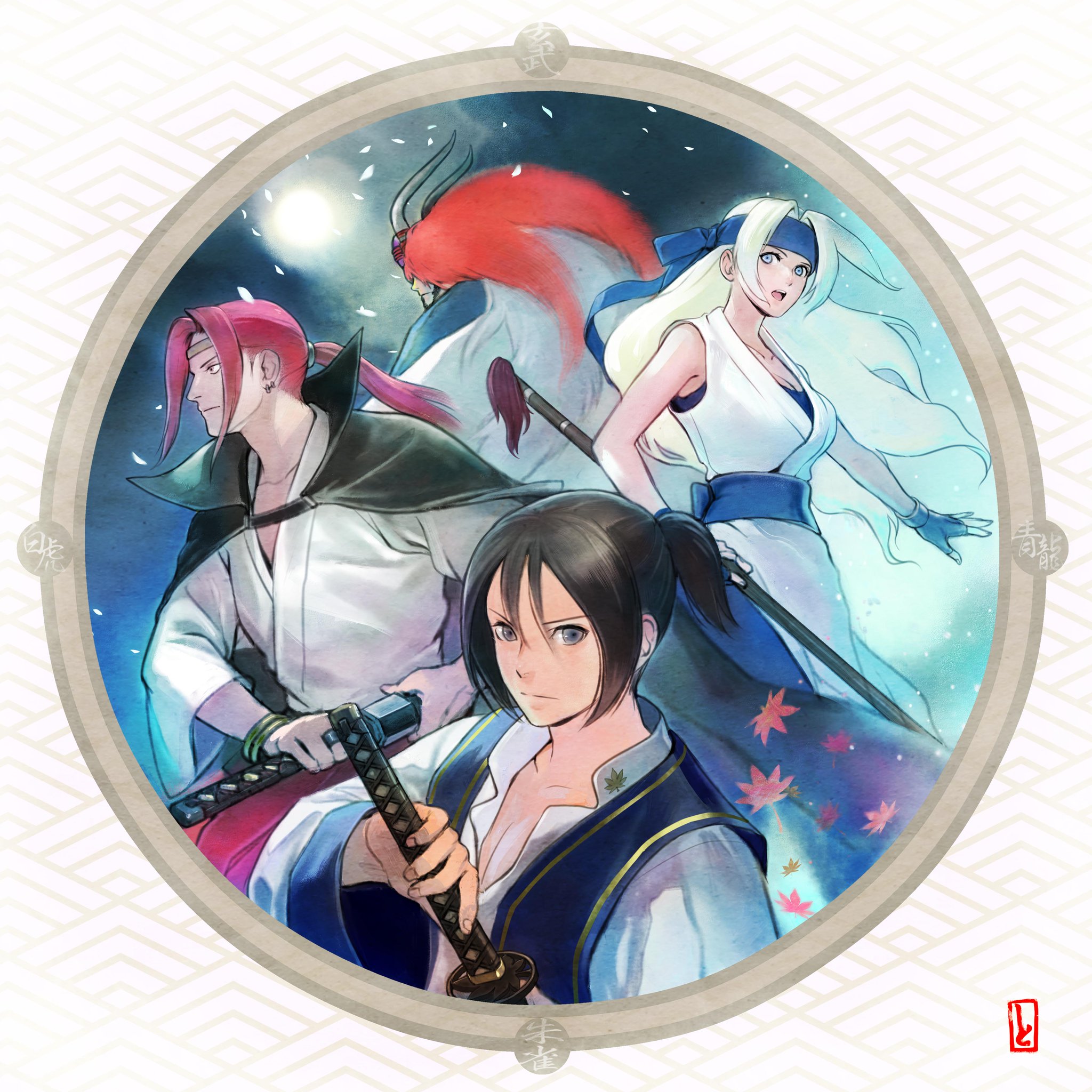 【美品/レア】SNK 月華の剣士 販促用B2ポスター 月華の剣士 幕末浪漫第二幕 ～月に咲く華、散りゆく花～販促用B2