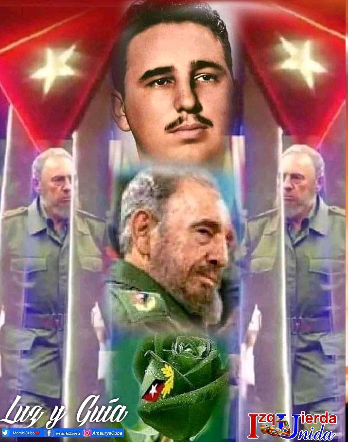 DalilaMag9's tweet photo. #FidelPorSiempre pasó a la inmortalidad, se atrincheró en lo más profundo de nuestros corazones ❤ y su legado nos guía hacia el camino correcto. 
¡VIVA FIDEL!
#FidelVive
#PasiónXCuba🇨🇺 https://t.co/5rM9LOn0ZK