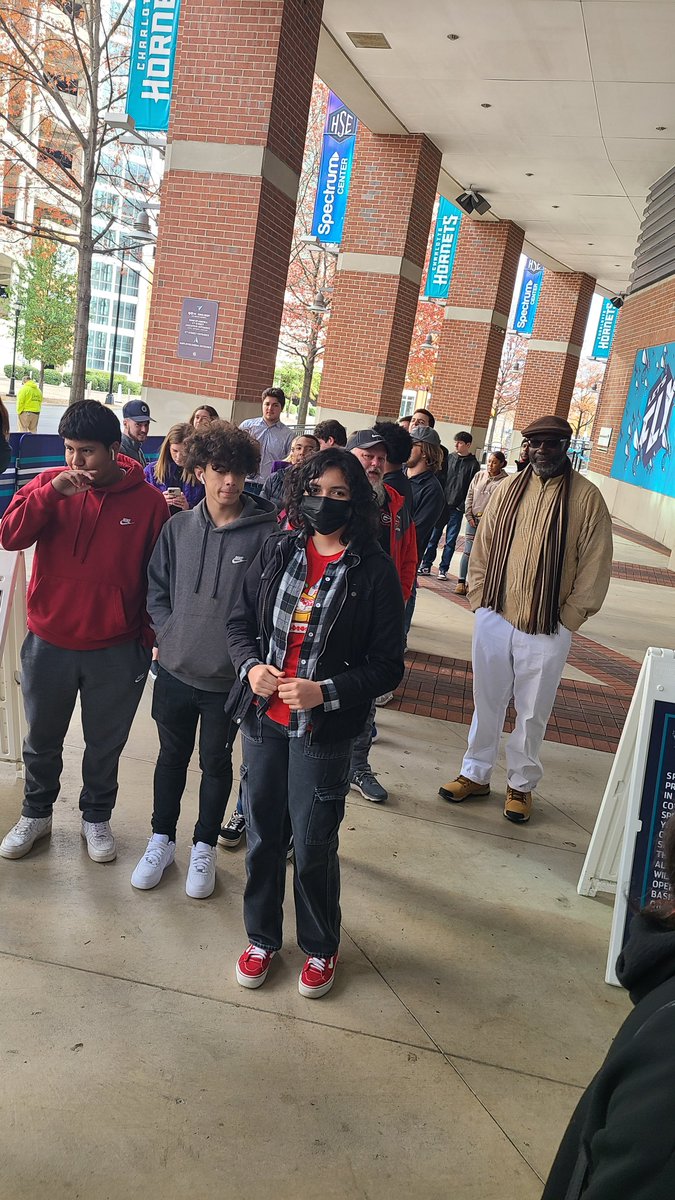 Field Trip #3. Friday at Spectrum Center. Students learned from a panel of professionals, visited Nascar Hall of Fame Museum,  and ended the night watching the Hornets win against the Wizards. <a href="/GrahamRedDevils/">Graham High School</a>