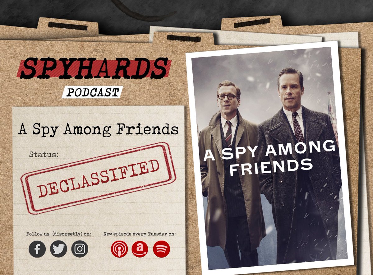 spywrite's tweet photo. I was able to join the @SpyHards podcast to talk with @BenMacintyre1 and Alexander Cary about the upcoming adaptation of A SPY AMONG FRIENDS. 
Plus we give our thoughts on the first two episodes.
You won’t want miss it!
Link in the thread. https://t.co/bHvpR6j2yj