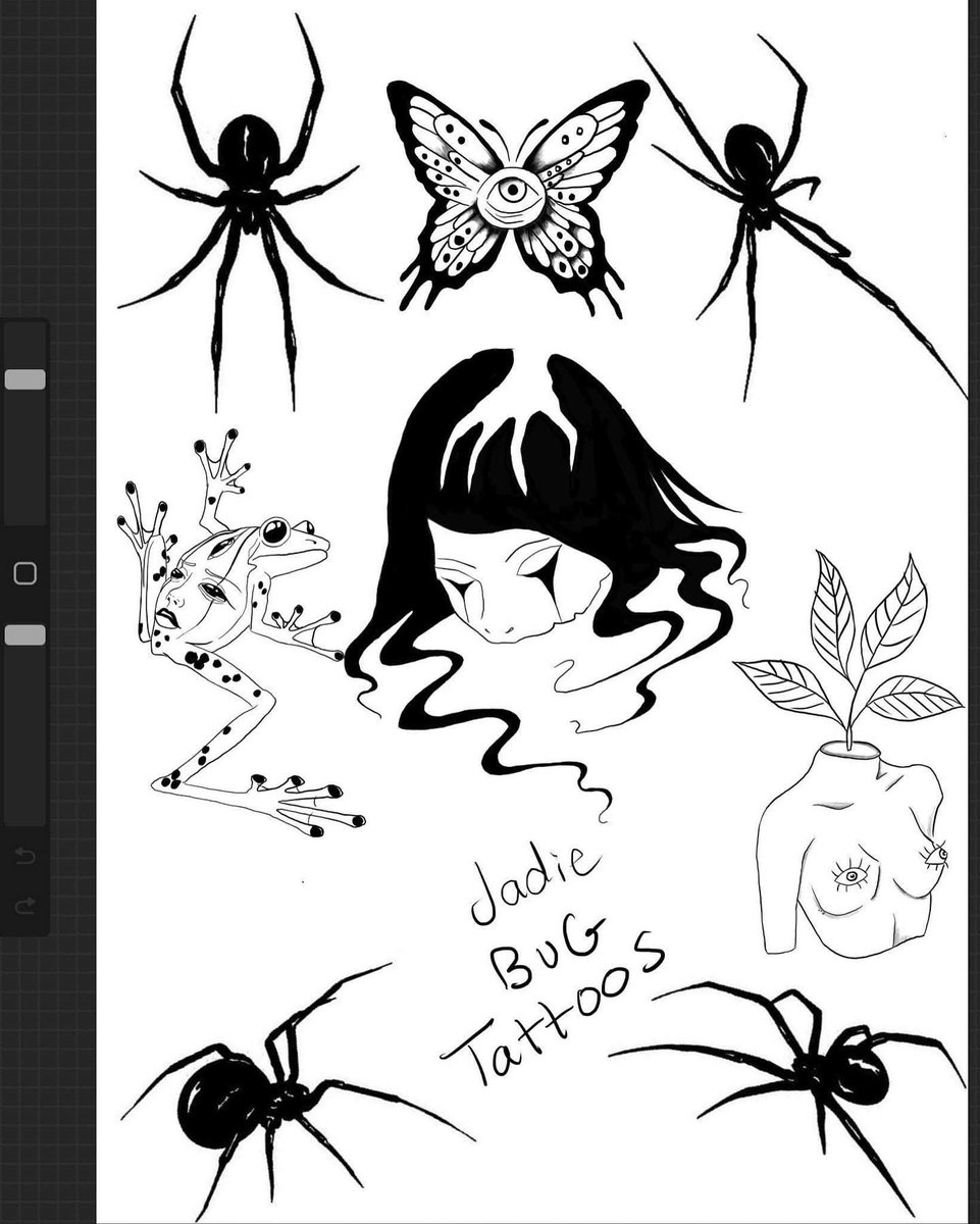 jadet165's tweet photo. tattoo flash available hmu to make appts for December 🤍🖤 https://t.co/szRmkeFxSy
