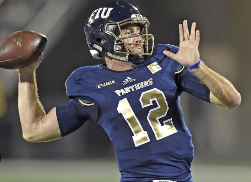 After a great conversation with <a href="/CoachYost/">Coach Yost</a> and <a href="/CoachMikeMac/">Coach Mike MacIntyre</a> I’m VERY honored to receive a scholarship offer to play football at Florida International University‼️#pawsup 🐾 #PantherPride