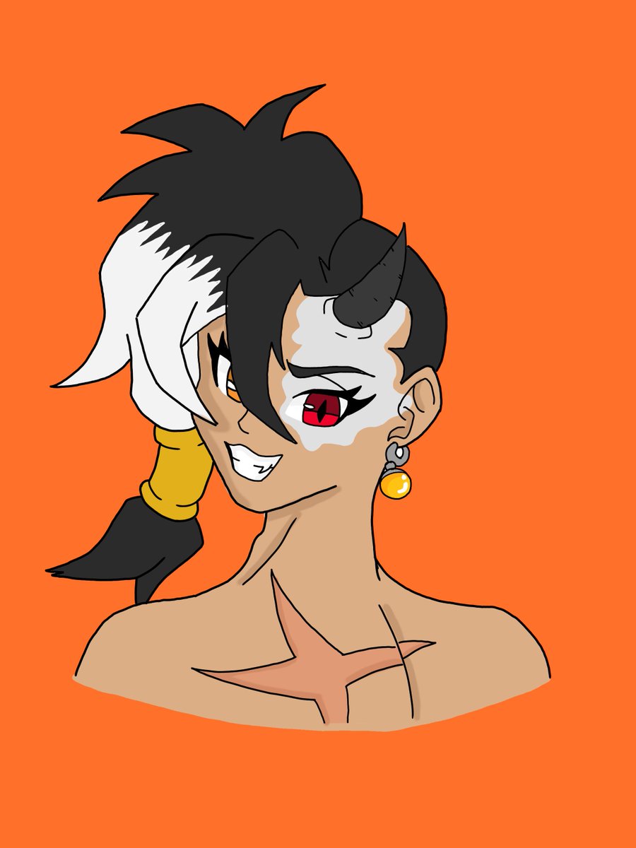 Ghostarrtt's tweet photo. My name is Airy and this is my personal account 
here is my OC drawn by my friend @Im_ChillKirb0 https://t.co/LNODK64vRW