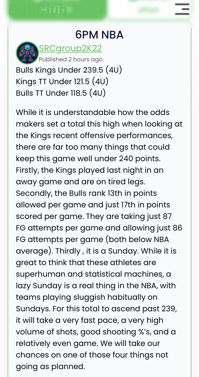 SRCGROUP2K's tweet photo. Tonight’s NBA Free Plays: 4-0
VIP NBA Tonight: 13-0 (100%)
L18 Halftime Live Plays: 15-3 (83%)

To be sent Tues NBA Free Play
- Like and Retweet
- Comment #Betsmarter 
- DM Done 
sent Tues 6PM

Join us at this link for all write-up plays
https://t.co/h7hc64kN5n

#Gamblingtwitter https://t.co/50vZY8b2NJ