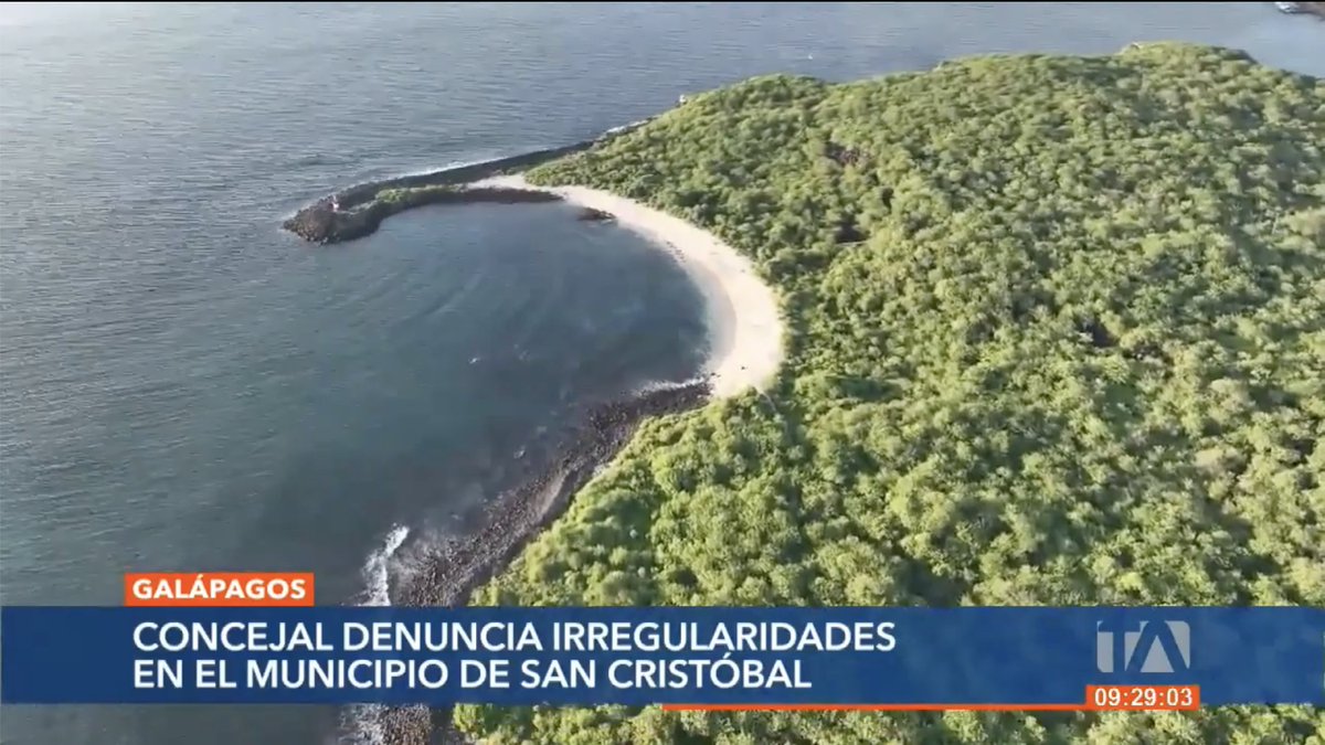 diegoanazco1's tweet photo. Empresarios quieren construir mega complejo turístico en zona de alto valor ambiental en #PuntaCarola isla #SanCristóbal

Las autoridades de #Galapagos se pronunciaron en contra, pero insisten por vías legales #SOSPlayaCarola #SOSGalapagos

Los hechos 👉 https://t.co/nyOJfHDMGT https://t.co/p3DWlJhdNV