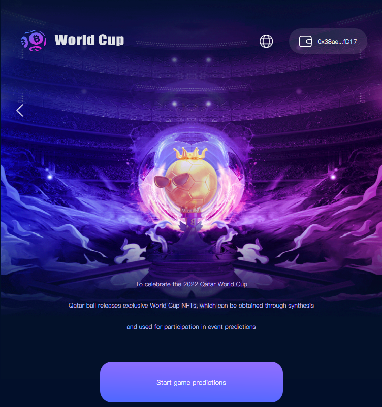 👇
Synthesis of a #Worlds2022  Cup medal of #NFT, so that you enjoy higher rights💹