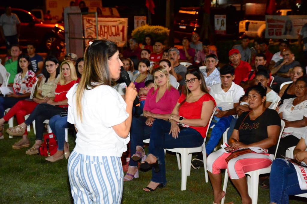 agparaguay's tweet photo. La candidata a Gobernadora de Paraguarí @norma_zaratedm participó de un encuentro en Yaguaron, y acompañó a la candidata su esposo el actual senador @dario_monges https://t.co/klsx4MM62w
