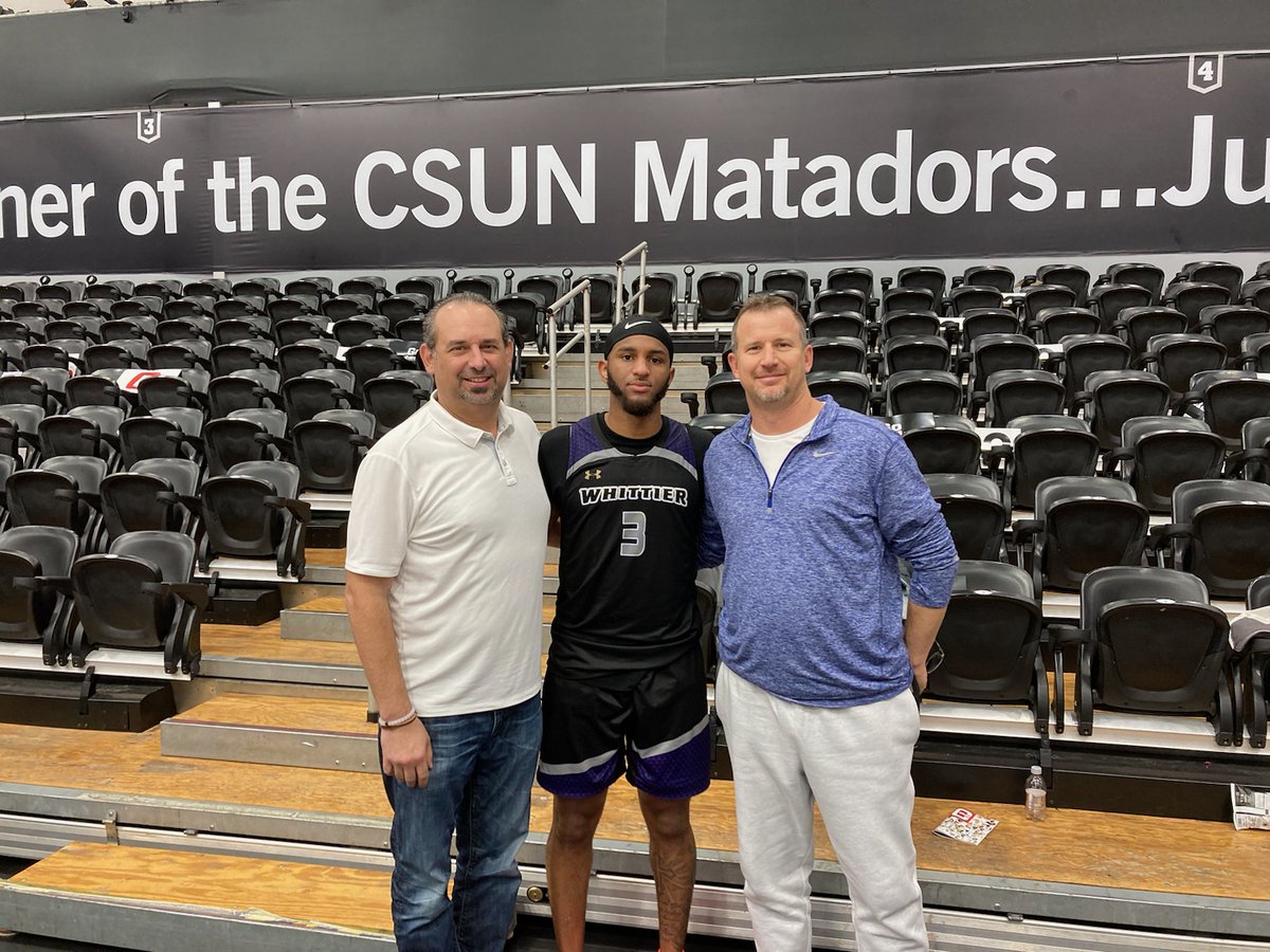 Exciting afternoon for 2 coaches watching former <a href="/UTownSports/">University Wildcats HSC Athletics</a>
<a href="/cocmensbball/">College of the Canyons MBB</a> player <a href="/jtjude/">Kingg.Jude</a> and the <a href="/WCPoetMBB/">WC Men's Basketball</a> play <a href="/CSUNMBB/">CSUN Men’s Basketball</a> today.
#SteveAckerman
#WarriorPride
#OnceACougarAlwaysACougar 
#Familoso