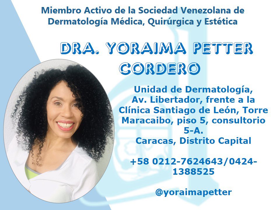 svderma's tweet photo. Conoce los dermatólogos certificados de tu zona. Miembro de la Sociedad Venezolana de Dermatologia Médica, Quirúrgica y Estética del Distrito Federal (Gran Caracas #dermatologo #caracas #distritofederal https://t.co/ISvEkkVo85