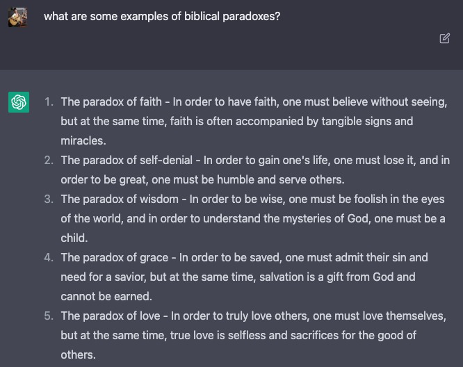 ChatGPT preachin' at me 🙈