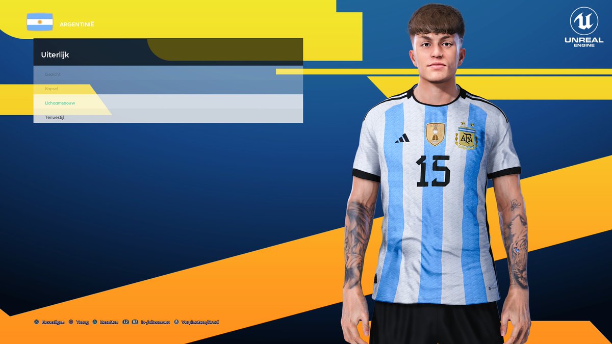 DEANDREVIL03081's tweet photo. https://t.co/z8ZNAmyhJj 

#eFootball2023 @playeFootball #eFootball2022 #eFootball #PES2022 #eFootballPES2021 #PES2021 #PES #SeasonUpdate 

PES 2021 Alejandro Garnacho Whitt Tattoo #04.12.22 by Nicky Reuvers https://t.co/f1F6dVU3x6