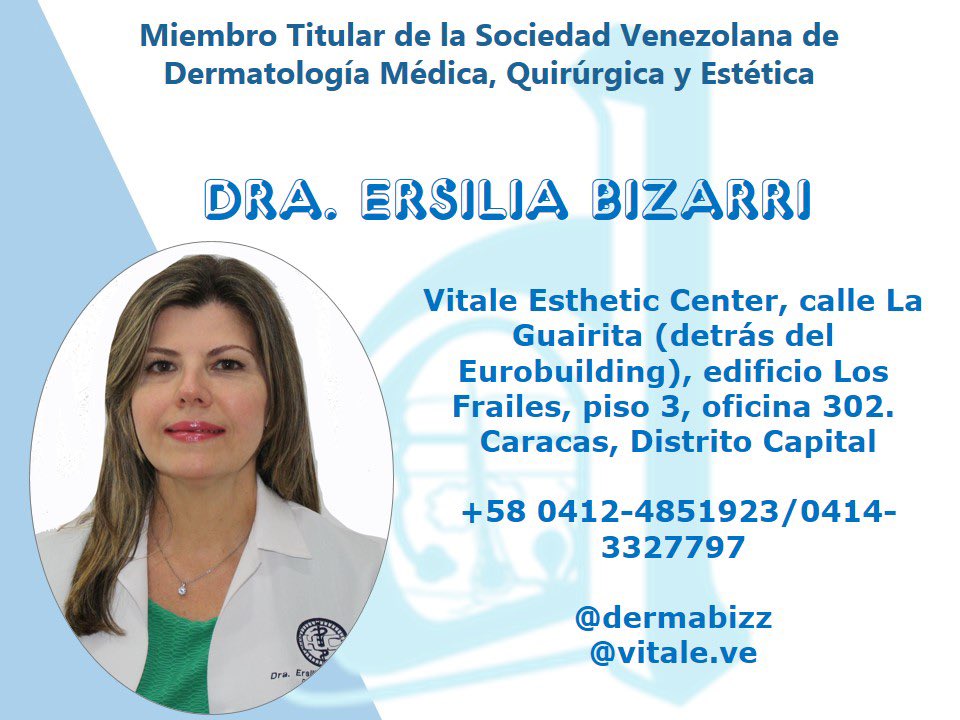 svderma's tweet photo. Conoce los dermatólogos certificados de tu zona. Miembro de la Sociedad Venezolana de Dermatologia Médica, Quirúrgica y Estética del Distrito Federal (Gran Caracas #dermatologo #caracas #distritofederal https://t.co/aGwl9Ea8e9