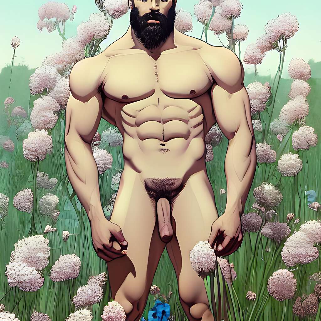 8______o's tweet photo. No, I'm not allergic #StableDiffusion1 #Hunks #GayArt #AiArt https://t.co/6Tf1e1EzL4