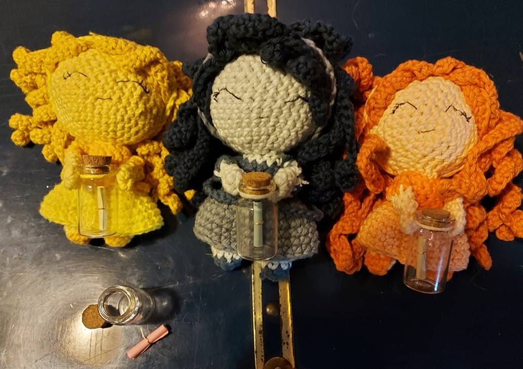 lizzywhothefunk's tweet photo. Excited to share the latest addition to my #etsy shop: NEW Message in a bottle dolls, amigurumi, handmade, toys, gifts personalized gift #christmas #kids #handmade #toy #amigurumi #doll #raretoy https://t.co/9PgebsWEev https://t.co/MhWBNckVLd