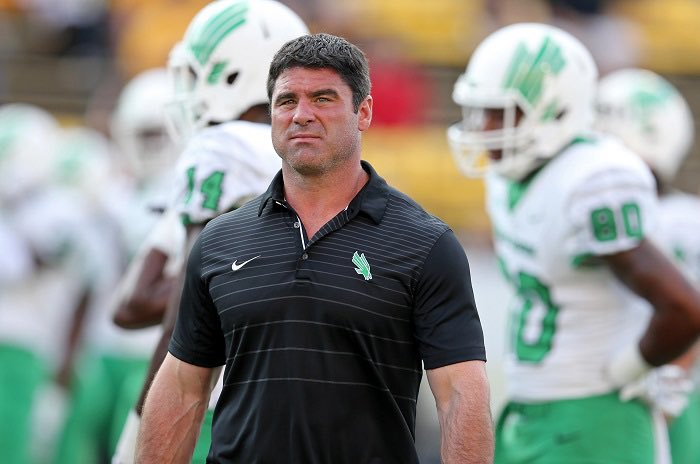 UnnecRoughness's tweet image. Seth Littrell has been fired by North Texas per @northtexaseagle 

North Texas made the CUSA Championship game and is slated to play in the Frisco Bowl.