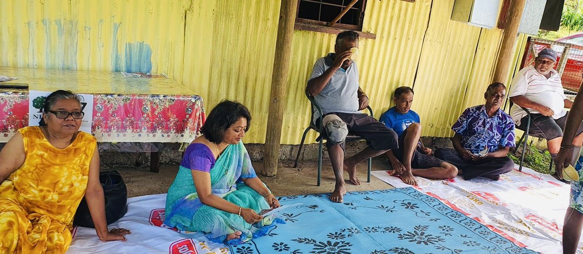 SashiKiranMP's tweet photo. TAVUA: Access to clean water in rural areas remains the topic of discussion in every conversation. #Together4FijisFuture #Vote207 https://t.co/KMid584VG2