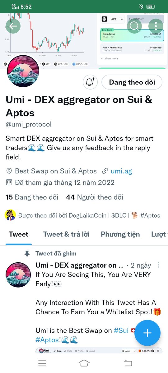999999BTC's tweet photo. @DoglaikaCoin @umi_protocol @_agumi__ Done, thank you @umi_protocol and @DoglaikaCoin https://t.co/sL8IOVoKL9